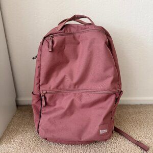 lululemon Double Zip Backpack 22L – Mauve / Dusty Rose – Good Condition